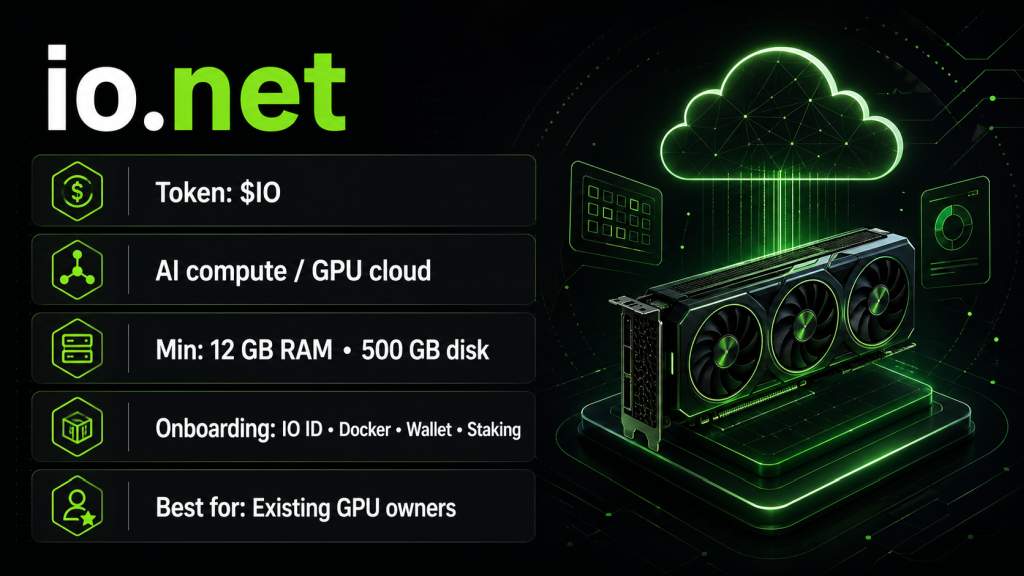 io.net Operator Guide: Setup, Staking, Rewards, and Real Risks for Home GPU Operators