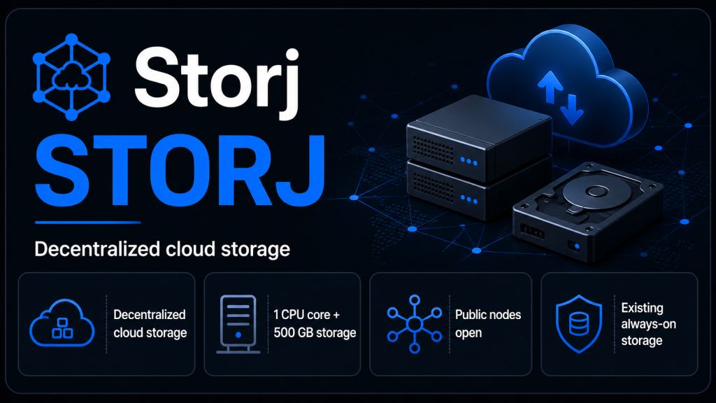 Storj Node Operator Guide 2026: Requirements, Earnings, and Risks